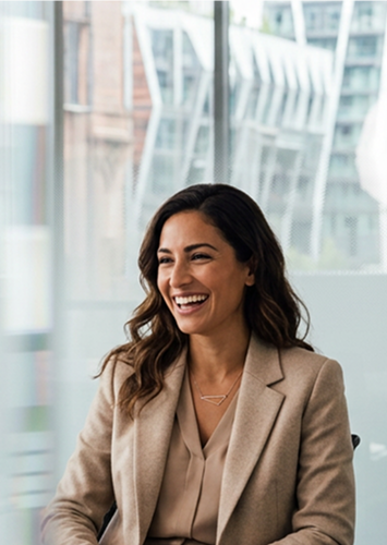 Laferla colleague smiling in the office
